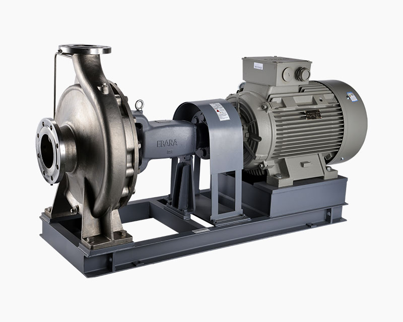 Horizontal end suction pump